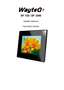 Bruksanvisning WayteQ DF-710 Digital fotoram