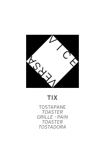 Manual de uso Vice Versa 10022 Tix Tostador