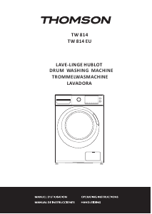 Mode d’emploi Thomson TW 814 Lave-linge