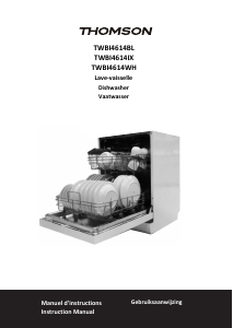 Mode d’emploi Thomson TWBI 4614 WH Lave-vaisselle