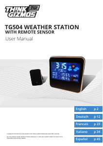 Manuale ThinkGizmos TG504 Stazione meteorologica