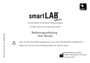 Bedienungsanleitung smartLAB Walk P+ Schrittzähler