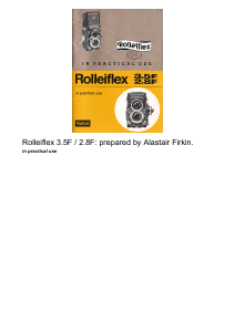 Bruksanvisning Rollei Rolleiflex 2.8F Kamera