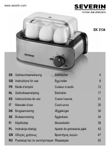 Bedienungsanleitung Severin EK 3134 Eierkocher