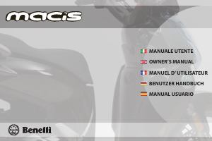 Mode d’emploi Benelli Macis Scooter
