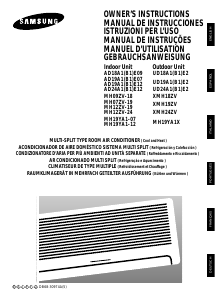 Manual de uso Samsung XMH19ZV Aire acondicionado