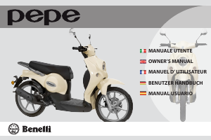 Handleiding Benelli Pepe 4T Scooter