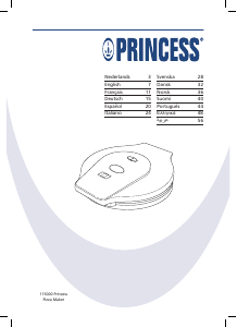 Handleiding Princess 115000 Pizzamaker