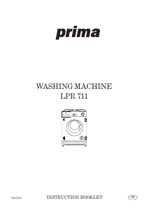 Handleiding Prima LPR711 Wasmachine