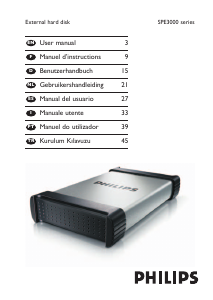 Manuale Philips SPE3021CC Hard-disk