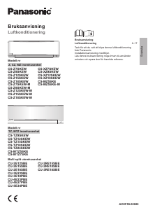 Bruksanvisning Panasonic CS-Z12SKEW Luftkonditionering