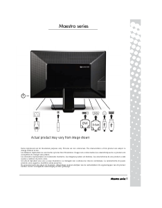 Bedienungsanleitung Packard Bell Maestro 222DX LCD monitor