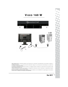 Bedienungsanleitung Packard Bell Viseo 160 W LCD monitor
