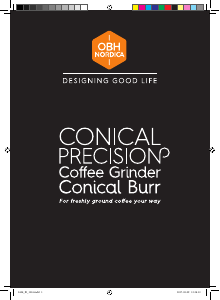 Brugsanvisning OBH Nordica 2408 Conical Precision Kaffemølle