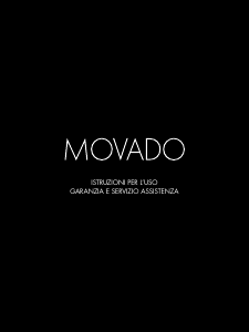 Manuale Movado Modern Classic Orologio da polso