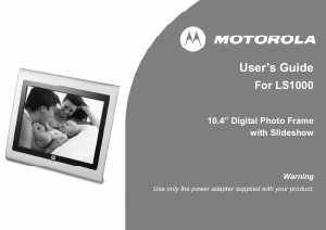 Bruksanvisning Motorola LS1000 Digital fotoram