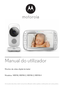 Manual Motorola MDP48-3 Monitor de bebê