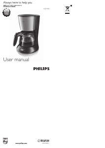 Bedienungsanleitung Philips HD7459 Kaffeemaschine