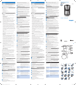 Manual Philips HD7544 Coffee Machine