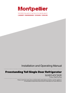 Manual Montpellier MAB340C Refrigerator