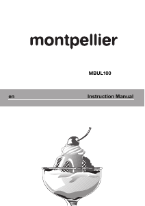 Manual Montpellier MBUL100 Refrigerator