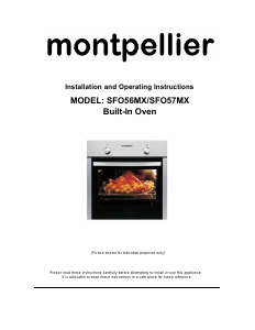 Handleiding Montpellier SFO56MX Oven