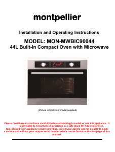 Manual Montpellier MWBIC90044 Microwave