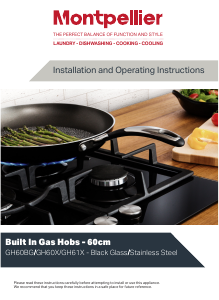 Manual Montpellier GH60BG Hob