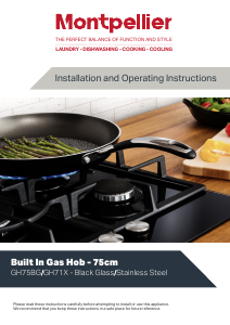 Manual Montpellier GH71X Hob