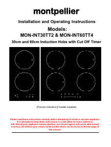Bruksanvisning Montpellier INT60TT4 Häll
