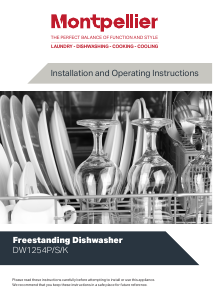 Manual Montpellier DW1254K Dishwasher