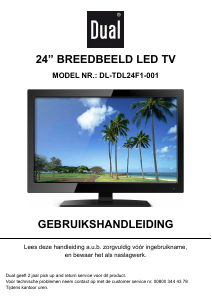 Handleiding Dual DL-TDL24F1-001 LED televisie