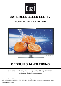 Handleiding Dual DL-TQL32R1-002 LED televisie