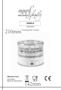 Manual Melchioni 118320000 Babele Food Dehydrator