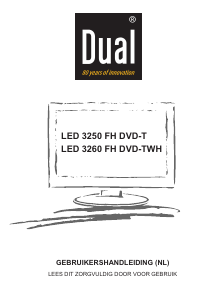 Handleiding Dual LED 3250 FH DVD-T LED televisie