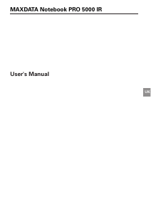 Handleiding Maxdata PRO 5000 IR Laptop