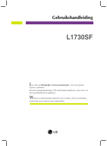 Handleiding LG L1730SF LCD monitor