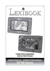 Manual Lexibook DF700BB Barbie Moldura digital