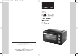 Handleiding Lakeland 15855 Oven