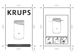 Handleiding Krups MK75 Koffiemolen