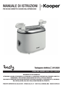 Manuale Kooper 2412020 Tostapane