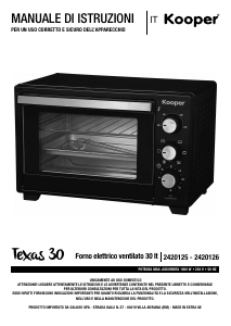 Manual Kooper 2420125 Oven