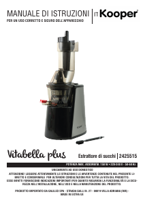 Bruksanvisning Kooper 2425515 Juicepress