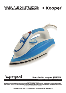 Manuale Kooper 2175096 Ferro da stiro