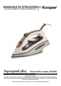 Manuale Kooper 2412025 Ferro da stiro