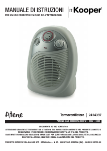Manuale Kooper 2414397 Termoventilatore