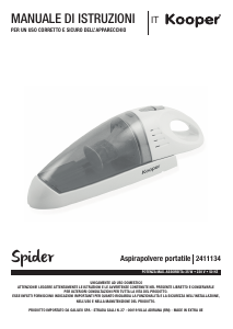 Bruksanvisning Kooper 2411134 Handdammsugare