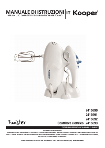 Handleiding Kooper 2415690 Handmixer