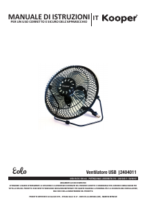 Manual Kooper 2404011 Fan