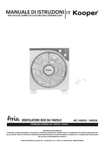 Manual Kooper 2408556 Fan